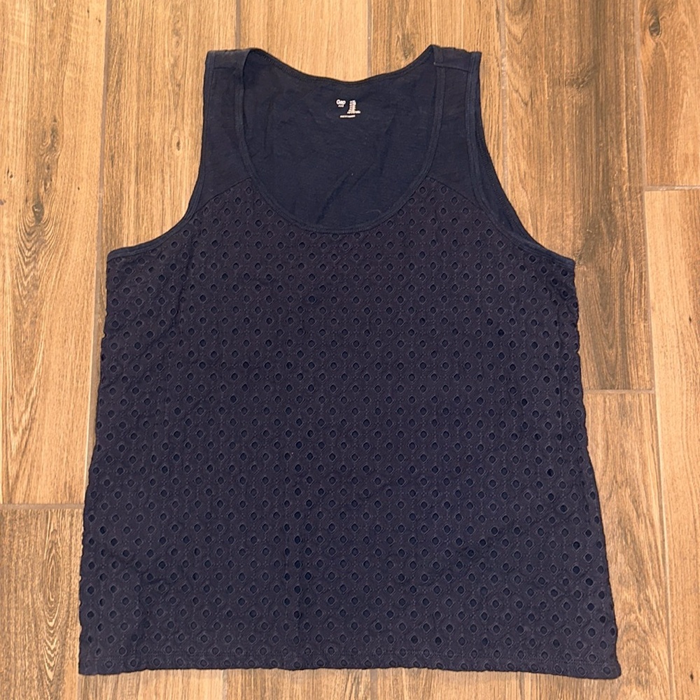 Gap tank top, XL, navy blue